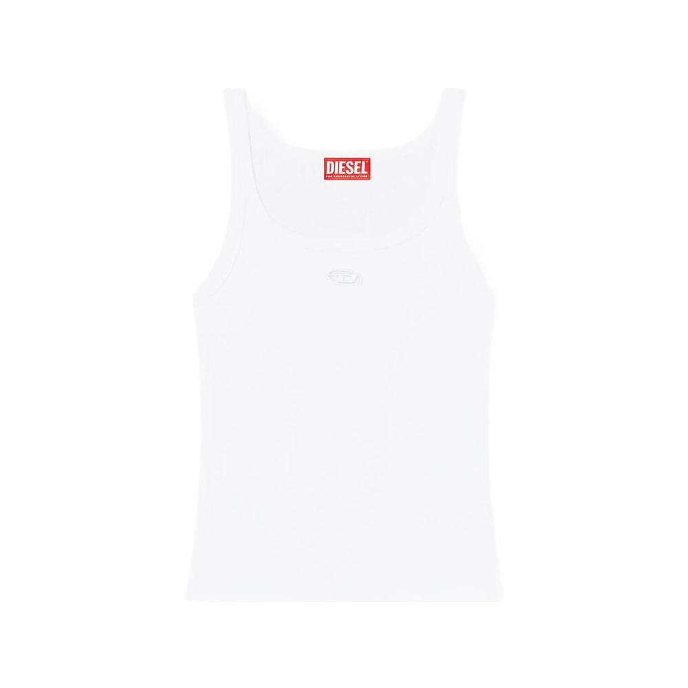 Diesel White Tops - Vests & Tank Tops Women DIESEL