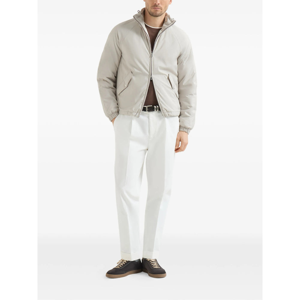 Brunello Cucinelli Neutrals Jackets - Shirt Jackets Men BRUNELLO CUCINELLI