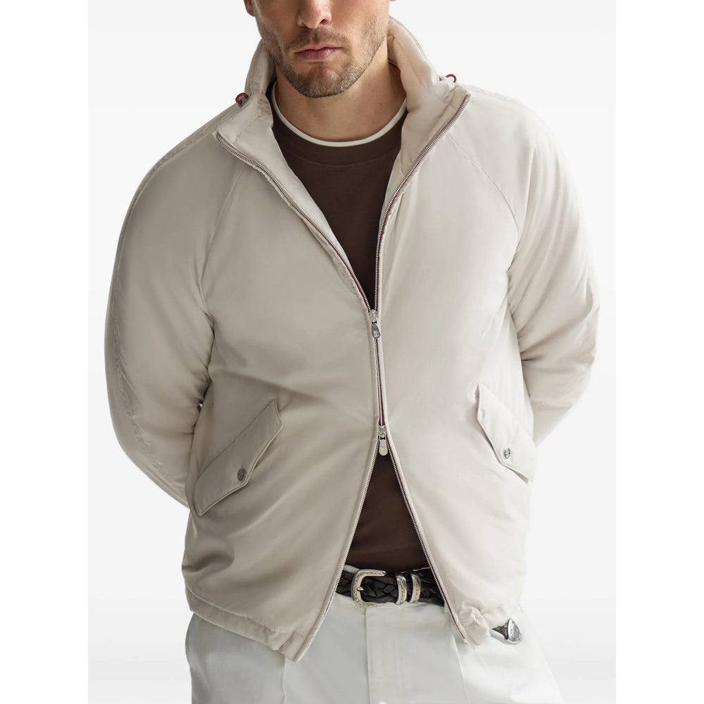 Brunello Cucinelli Neutrals Jackets - Shirt Jackets Men BRUNELLO CUCINELLI