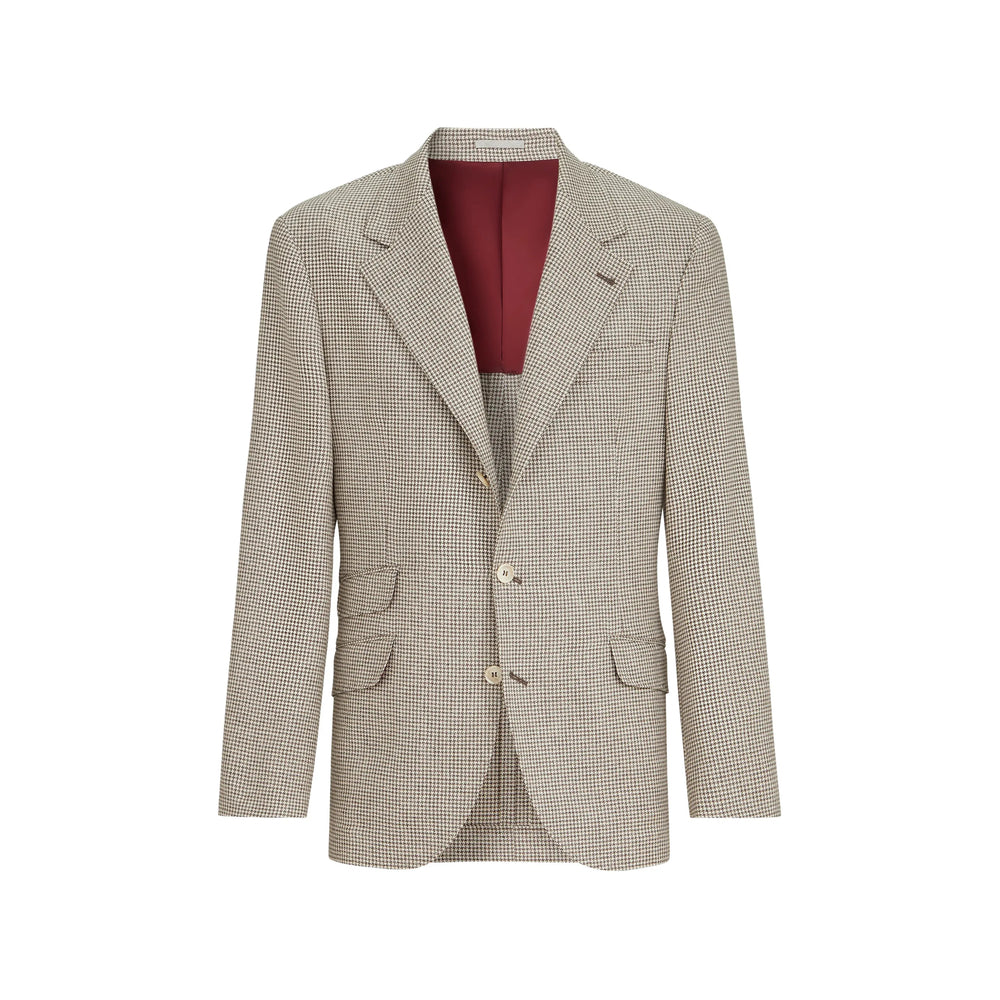 Brunello Cucinelli Neutrals Jackets - Blazers Men BRUNELLO CUCINELLI