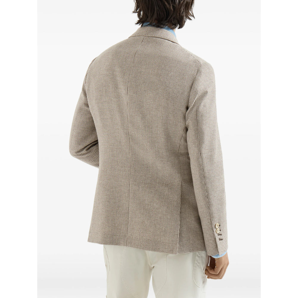 Brunello Cucinelli Neutrals Jackets - Blazers Men BRUNELLO CUCINELLI