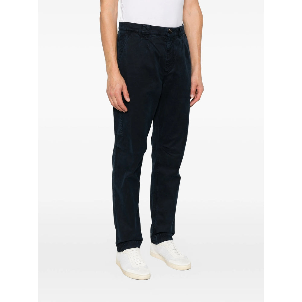 Brunello Cucinelli Blue Trousers - Regular & Straight-Leg Trousers Men BRUNELLO CUCINELLI
