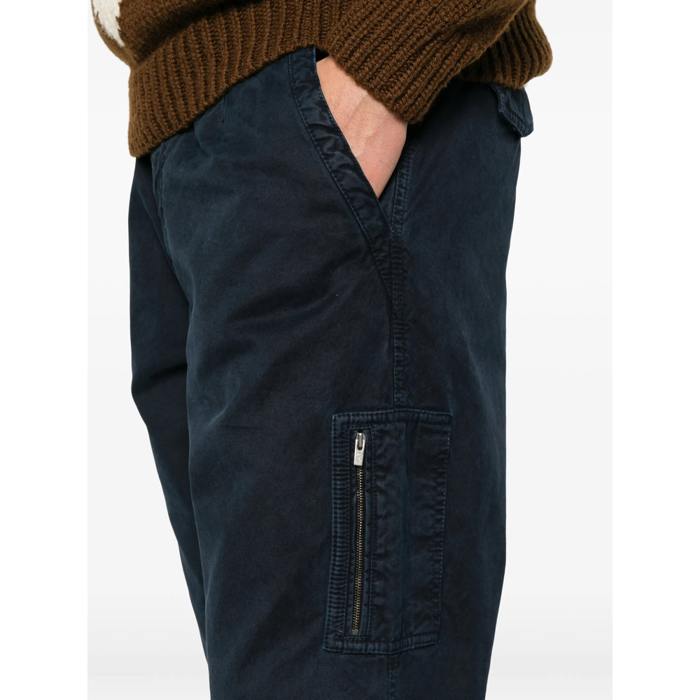 Brunello Cucinelli Blue Trousers - Regular & Straight-Leg Trousers Men BRUNELLO CUCINELLI