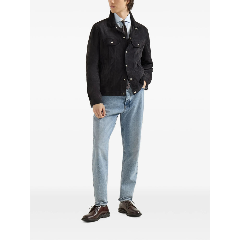 Brunello Cucinelli Blue Denim - Regular & Straight-Leg Jeans Men BRUNELLO CUCINELLI