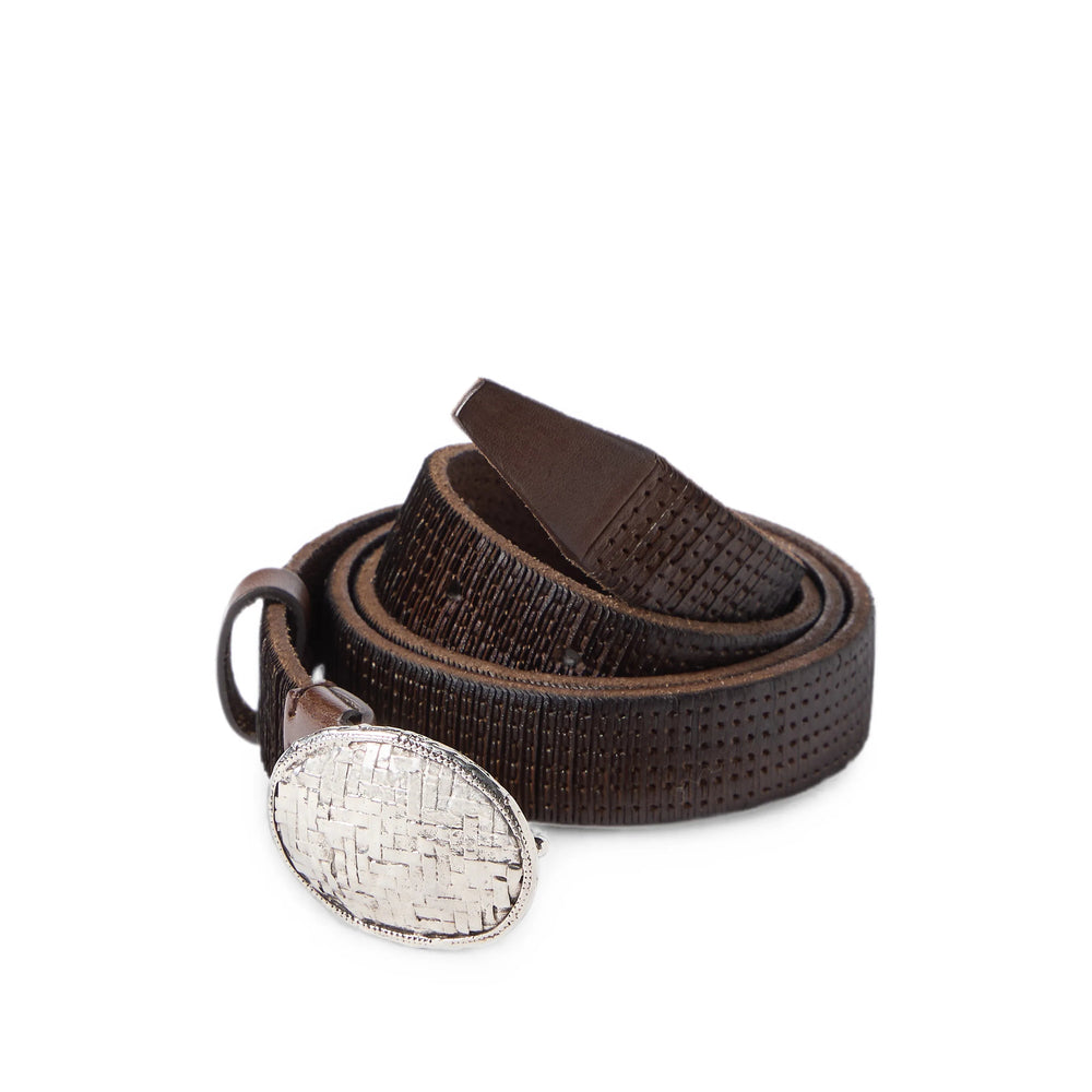 Brunello Cucinelli Brown Belts Men BRUNELLO CUCINELLI