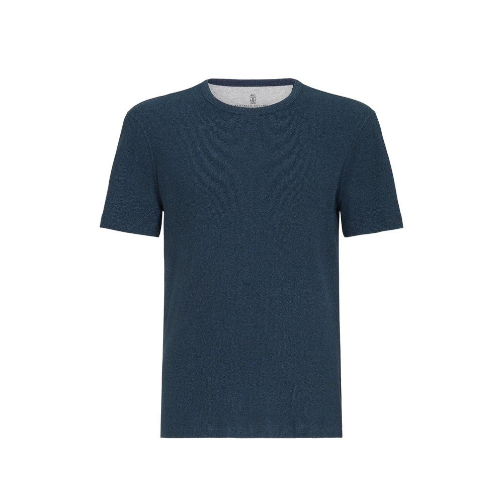 Brunello Cucinelli Blue T-Shirts & Vests - T-Shirts Men BRUNELLO CUCINELLI
