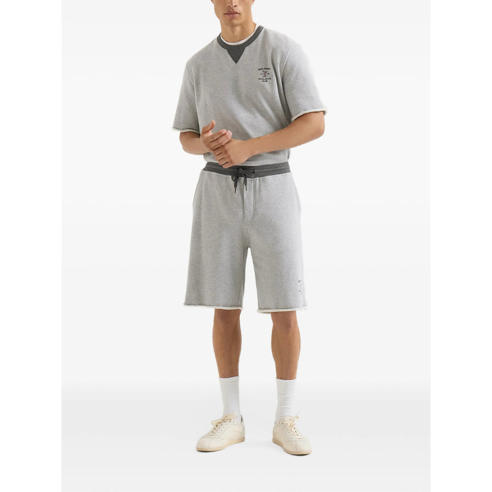 Brunello Cucinelli Grey T-Shirts & Vests - T-Shirts Men BRUNELLO CUCINELLI