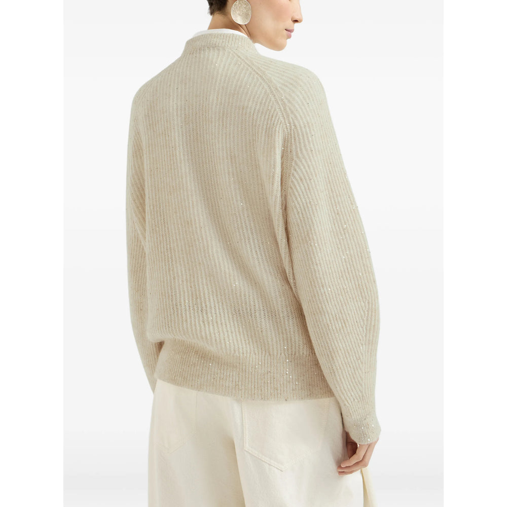 Brunello Cucinelli Neutrals Knitwear - Jumpers Women BRUNELLO CUCINELLI