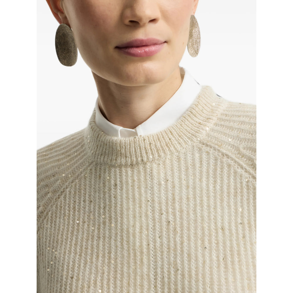 Brunello Cucinelli Neutrals Knitwear - Jumpers Women BRUNELLO CUCINELLI