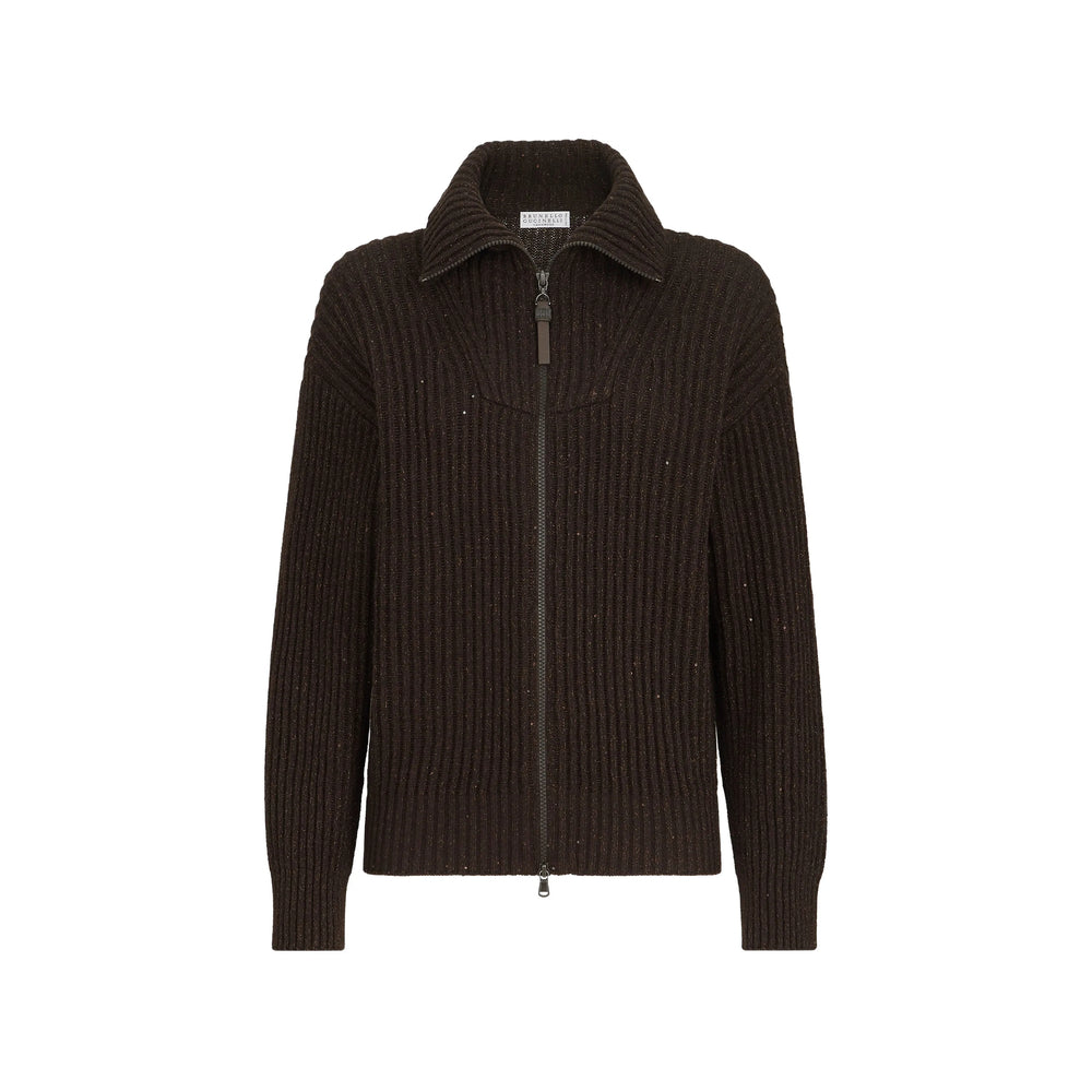 Brunello Cucinelli Brown Knitwear - Cardigans Women BRUNELLO CUCINELLI