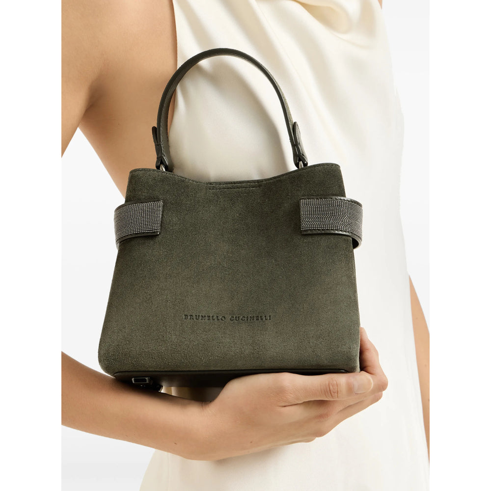 Brunello Cucinelli Green Tote Bags Women BRUNELLO CUCINELLI