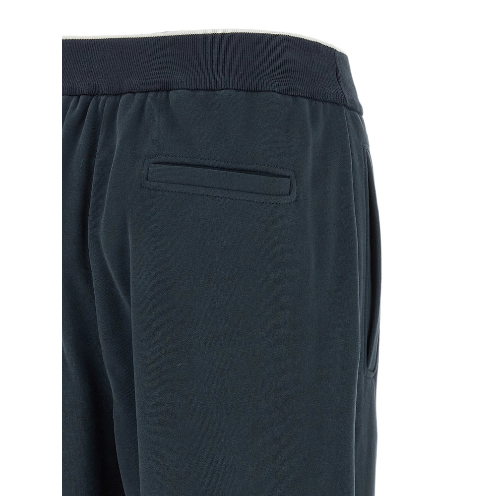 Brunello Cucinelli Blue Trousers - Track Pants Women BRUNELLO CUCINELLI