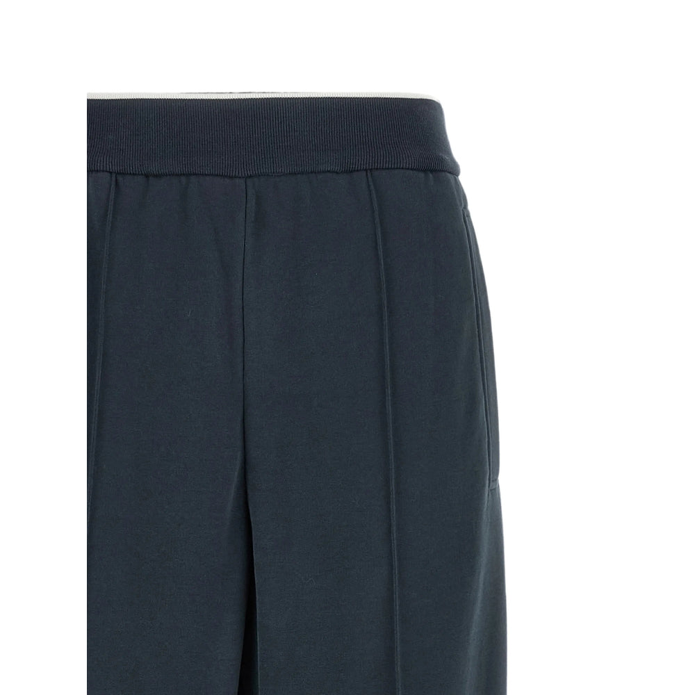 Brunello Cucinelli Blue Trousers - Track Pants Women BRUNELLO CUCINELLI
