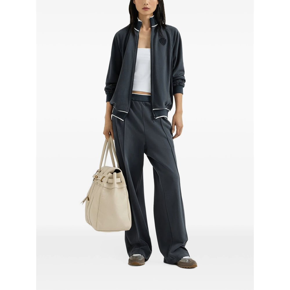 Brunello Cucinelli Blue Trousers - Track Pants Women BRUNELLO CUCINELLI