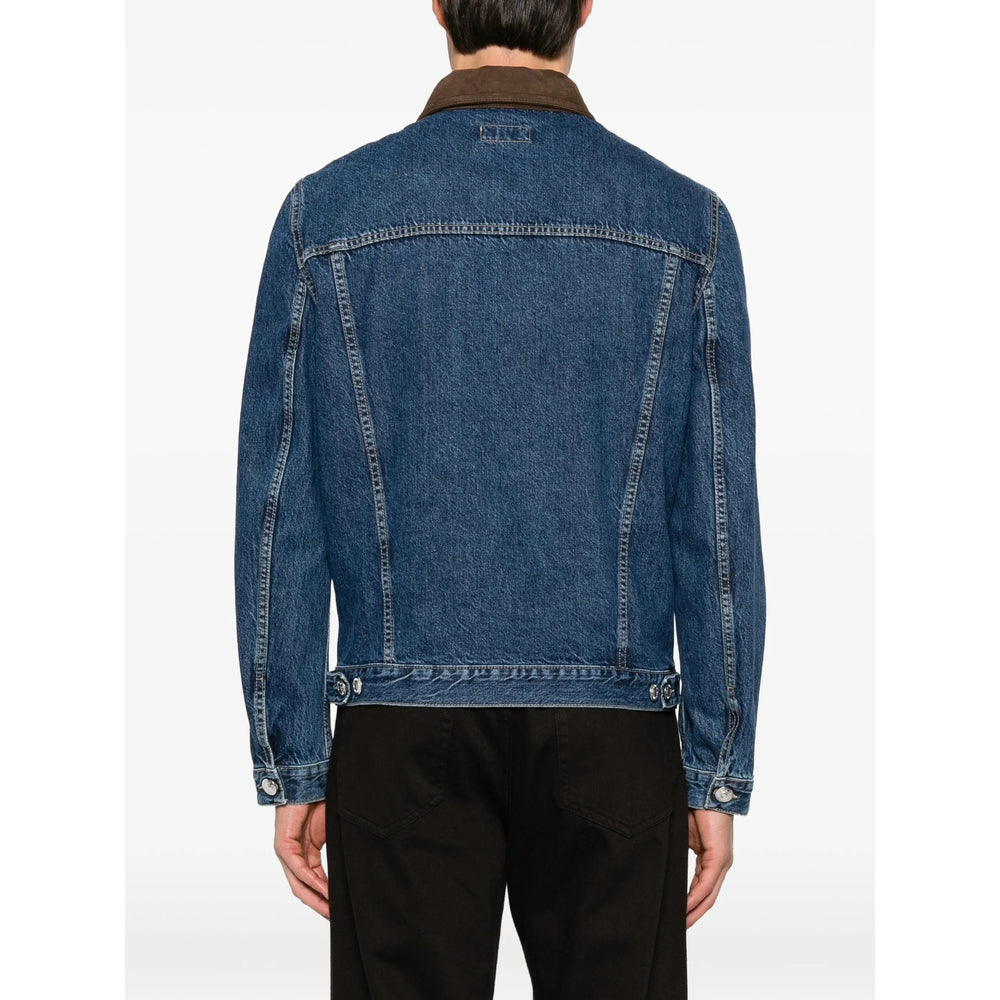 Brunello Cucinelli Blue Jackets - Denim Jackets Men BRUNELLO CUCINELLI