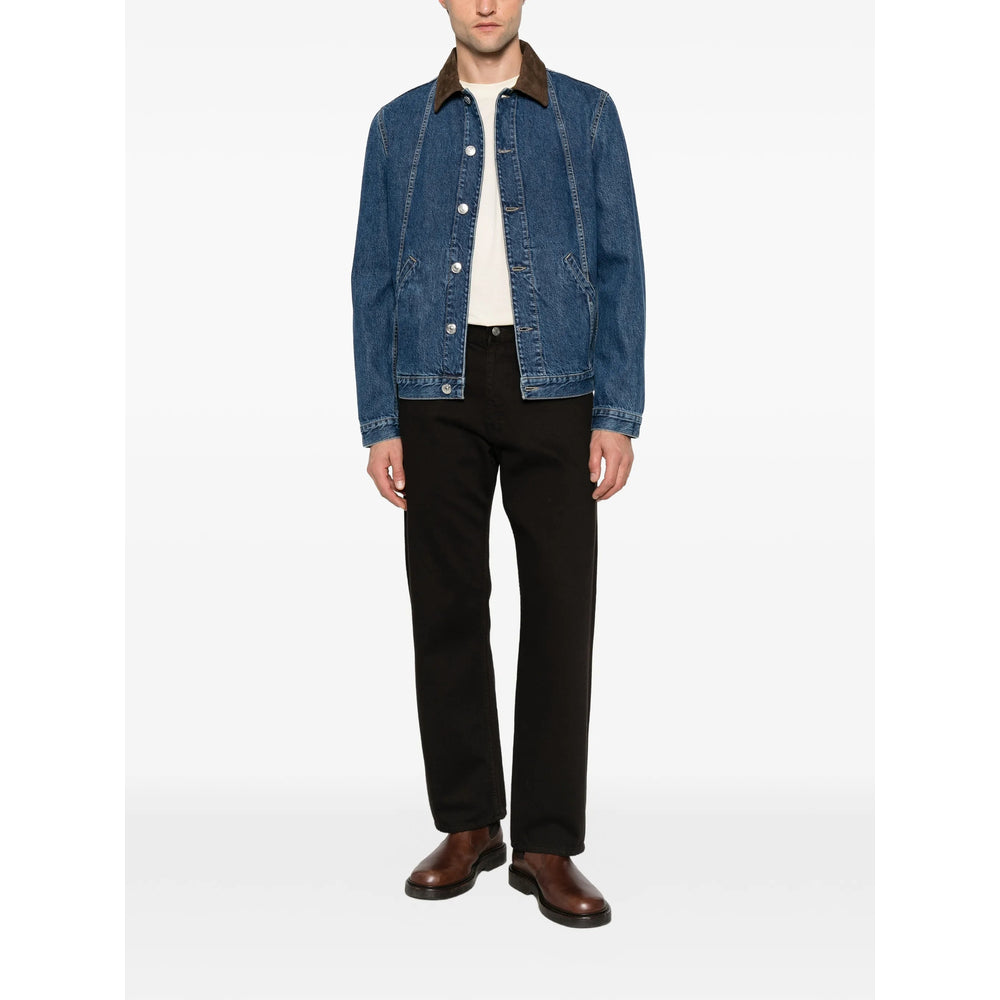Brunello Cucinelli Blue Jackets - Denim Jackets Men BRUNELLO CUCINELLI