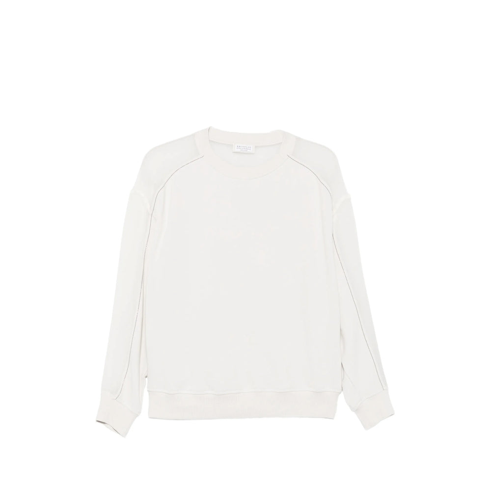 Brunello Cucinelli Neutrals Tops - Sweatshirts Women BRUNELLO CUCINELLI