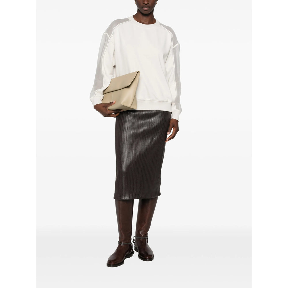 Brunello Cucinelli Neutrals Tops - Sweatshirts Women BRUNELLO CUCINELLI