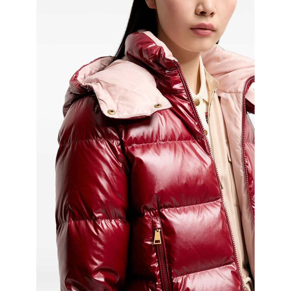 Moncler Red Jackets - Puffer Jackets Women MONCLER