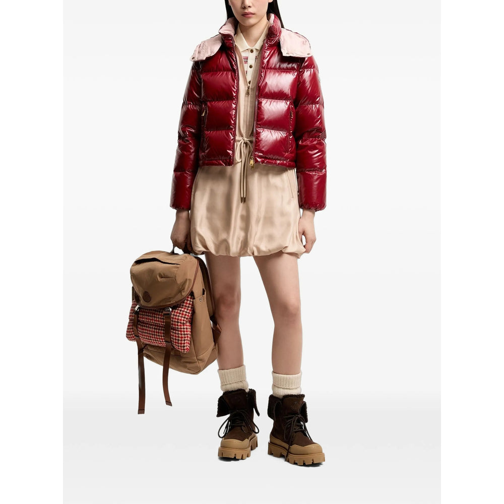 Moncler Red Jackets - Puffer Jackets Women MONCLER