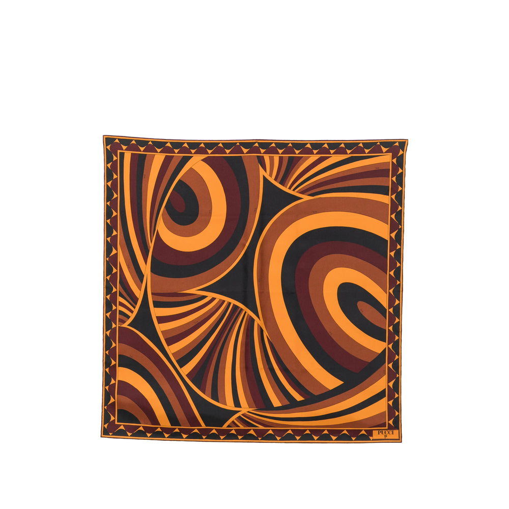 Pucci Orange Scarves Women PUCCI