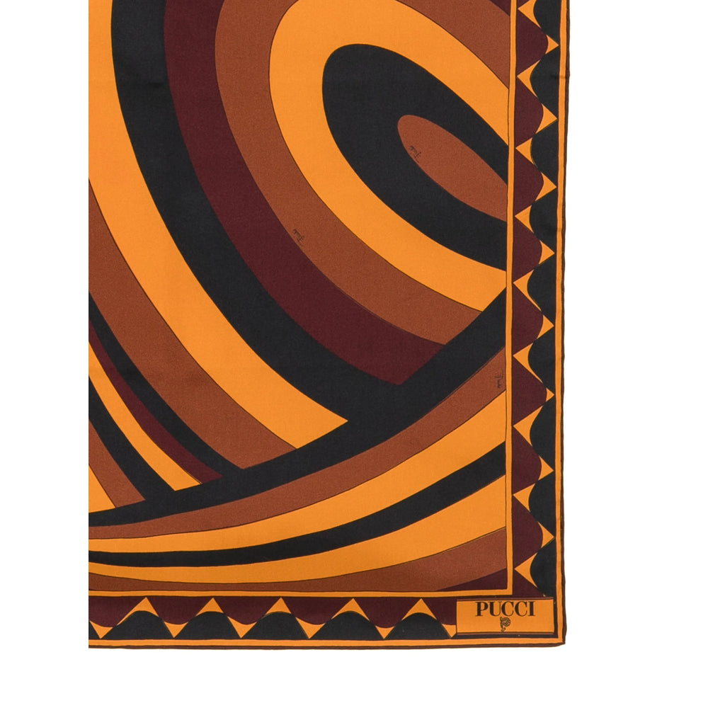 Pucci Orange Scarves Women PUCCI