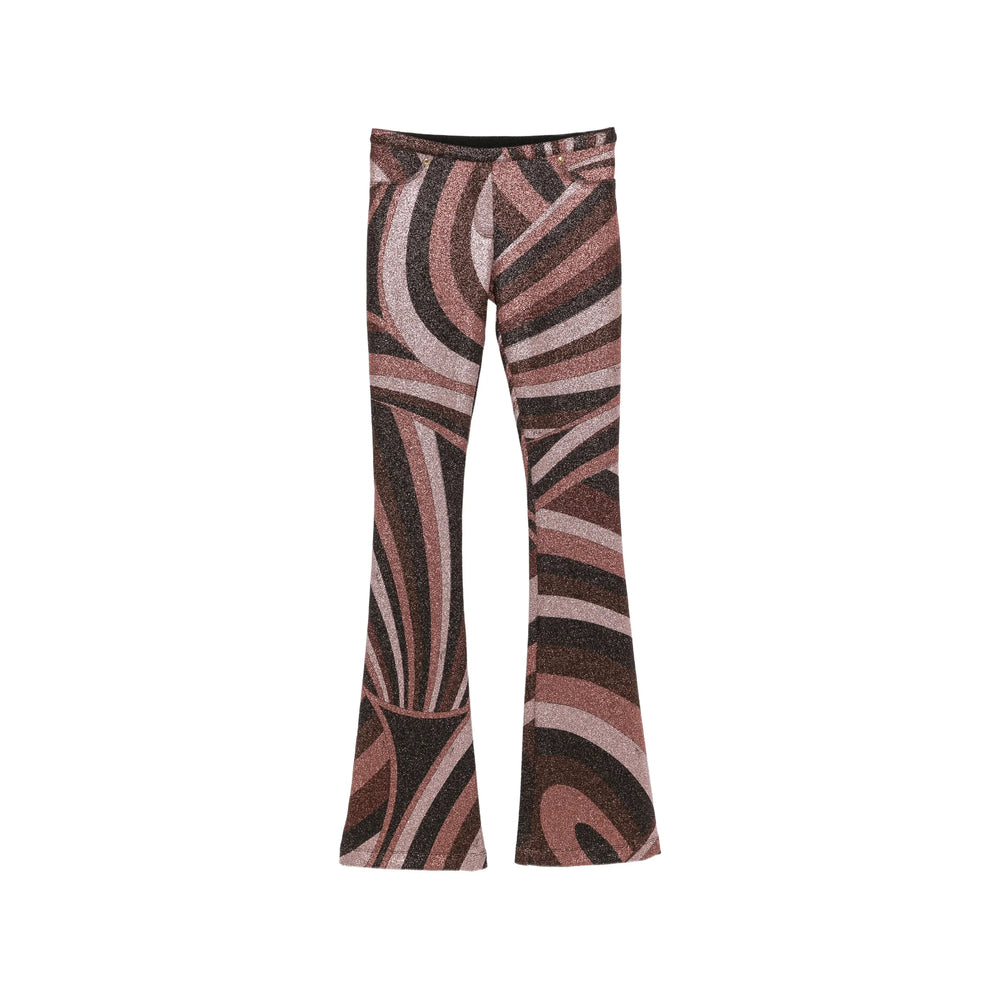 Pucci Brown Trousers - Flared Trousers Women PUCCI