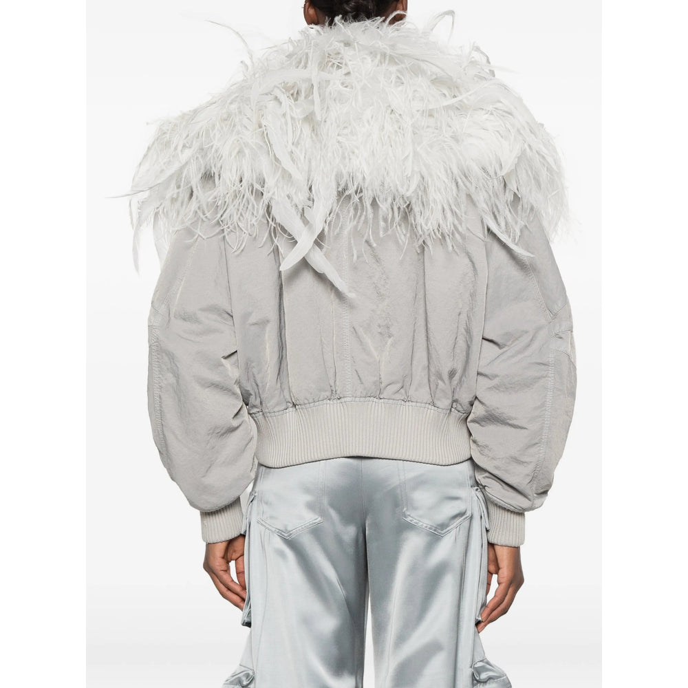 The Attico Grey Jackets - Bomber Jackets Women THE ATTICO