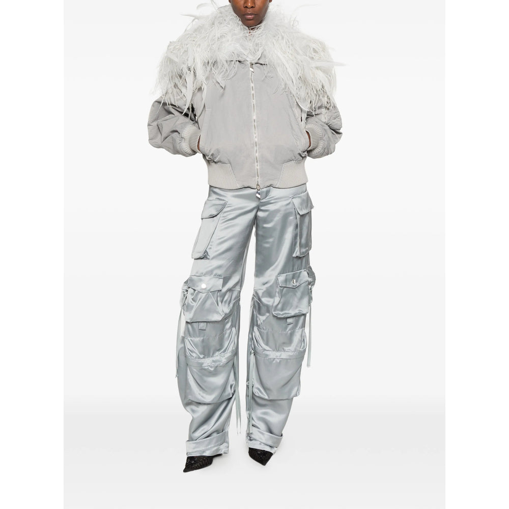 The Attico Grey Jackets - Bomber Jackets Women THE ATTICO