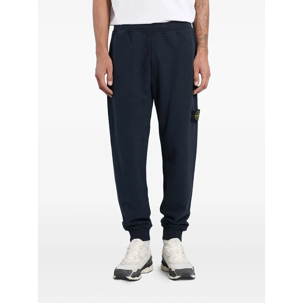 Stone Island Blue Trousers - Track Pants Men STONE ISLAND