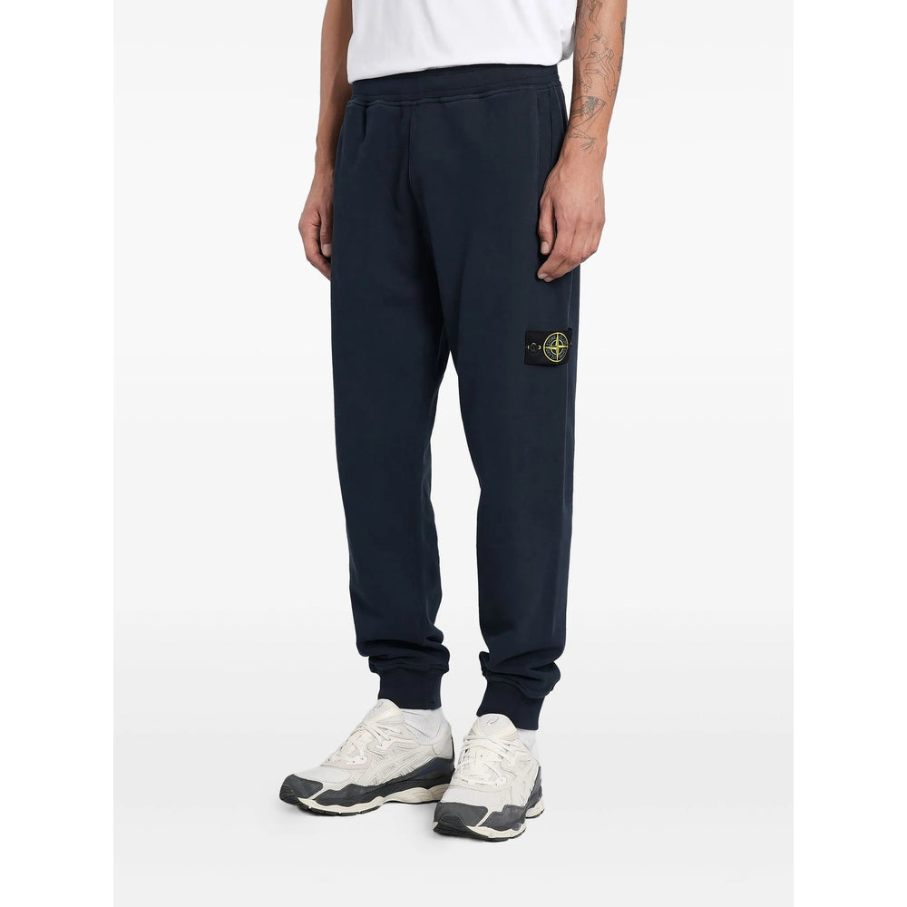 Stone Island Blue Trousers - Track Pants Men STONE ISLAND
