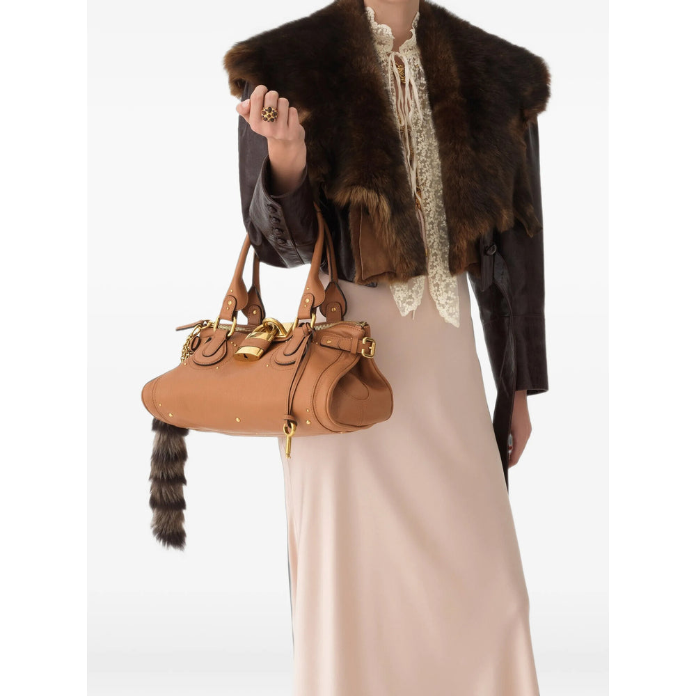 Chloé Brown Tote Bags Women CHLOE