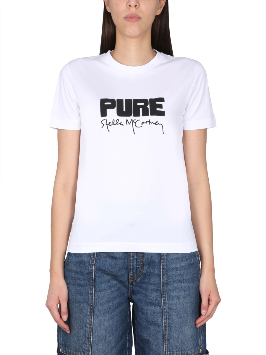 Stella Mccartney Women T-Shirt With Logo STELLA MCCARTNEY