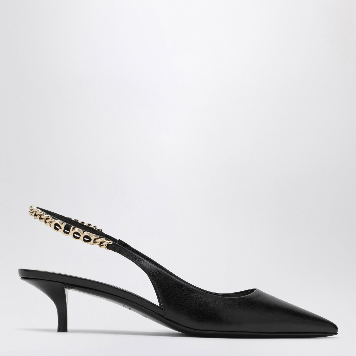 Gucci Signorina Pumps In Black Leather Women GUCCI