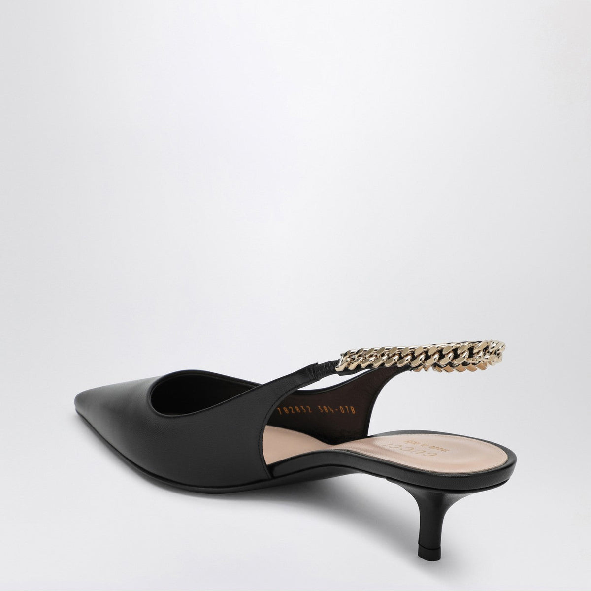 Gucci Signorina Pumps In Black Leather Women GUCCI