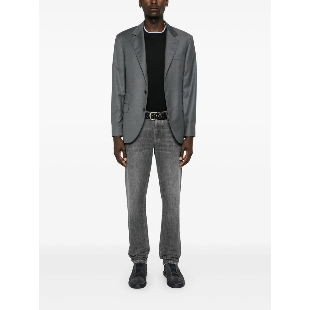 Brunello Cucinelli Black T-Shirts & Vests - T-Shirts Men BRUNELLO CUCINELLI