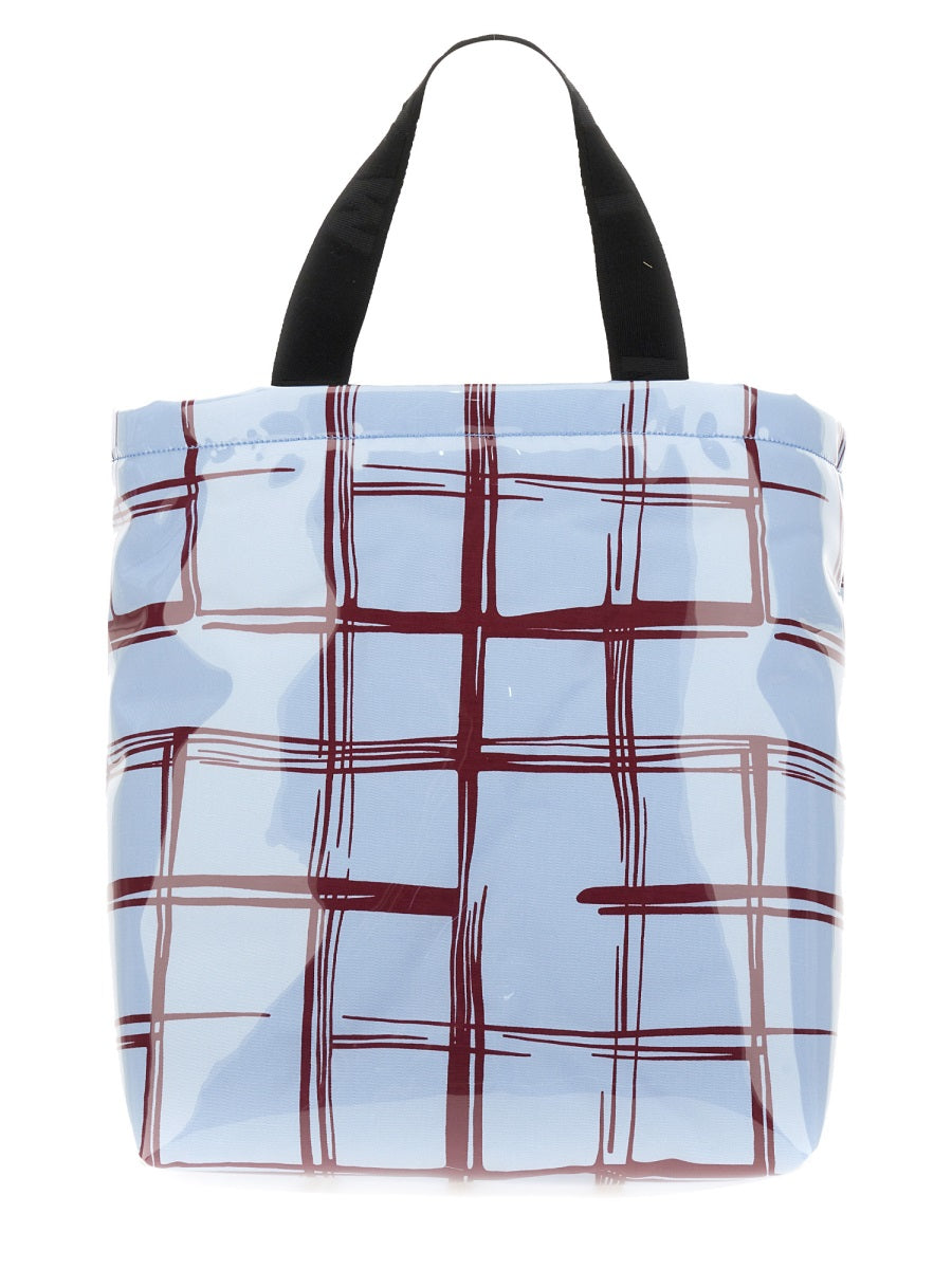 Marni Men Coated Canvas Tote Bag MARNI