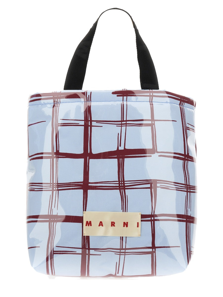 Marni Men Coated Canvas Tote Bag MARNI