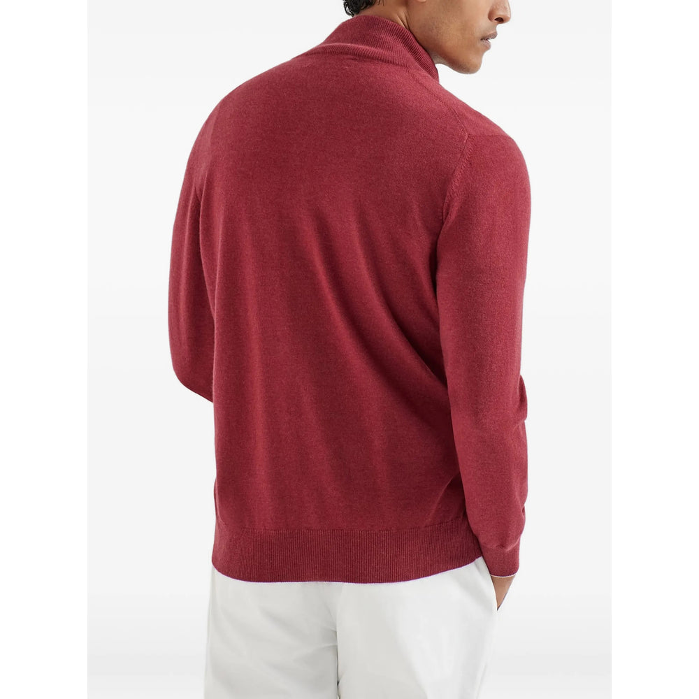 Brunello Cucinelli Red Sweaters & Knitwear - Cardigans Men BRUNELLO CUCINELLI