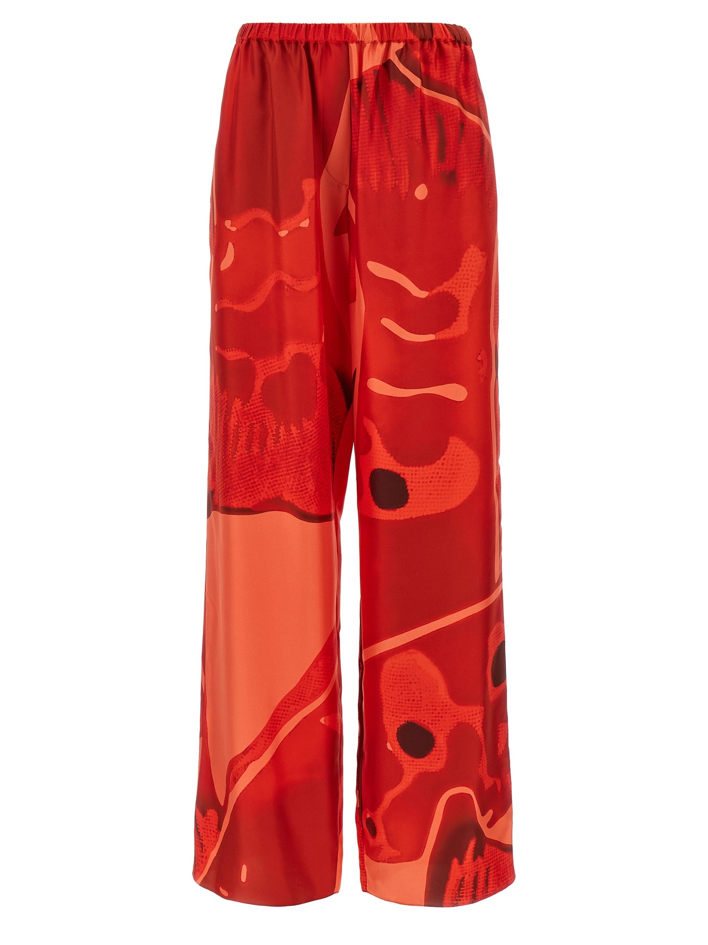 Ferragamo Women Palazzo Silk Pants FERRAGAMO