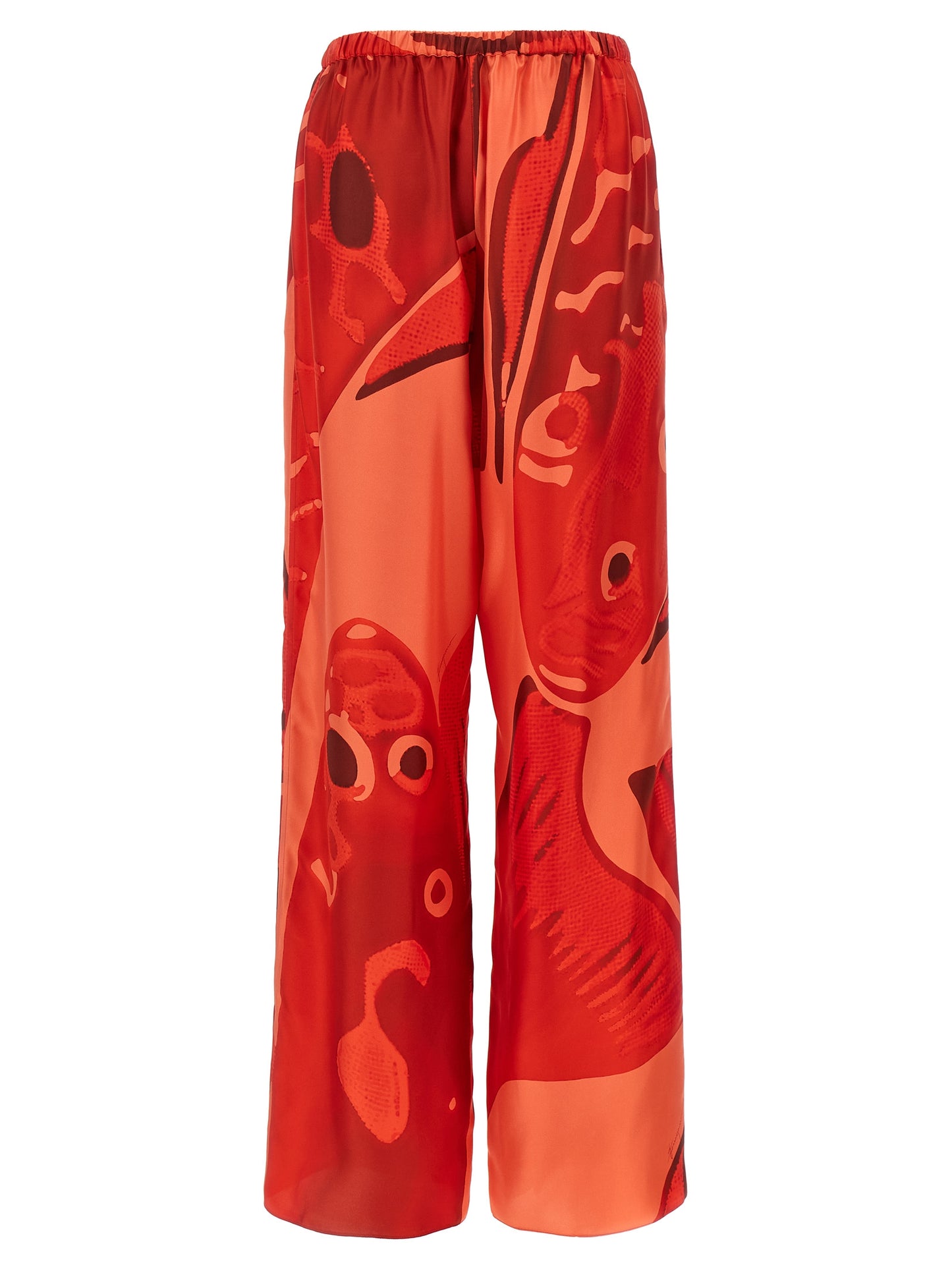 Ferragamo Women Palazzo Silk Pants FERRAGAMO