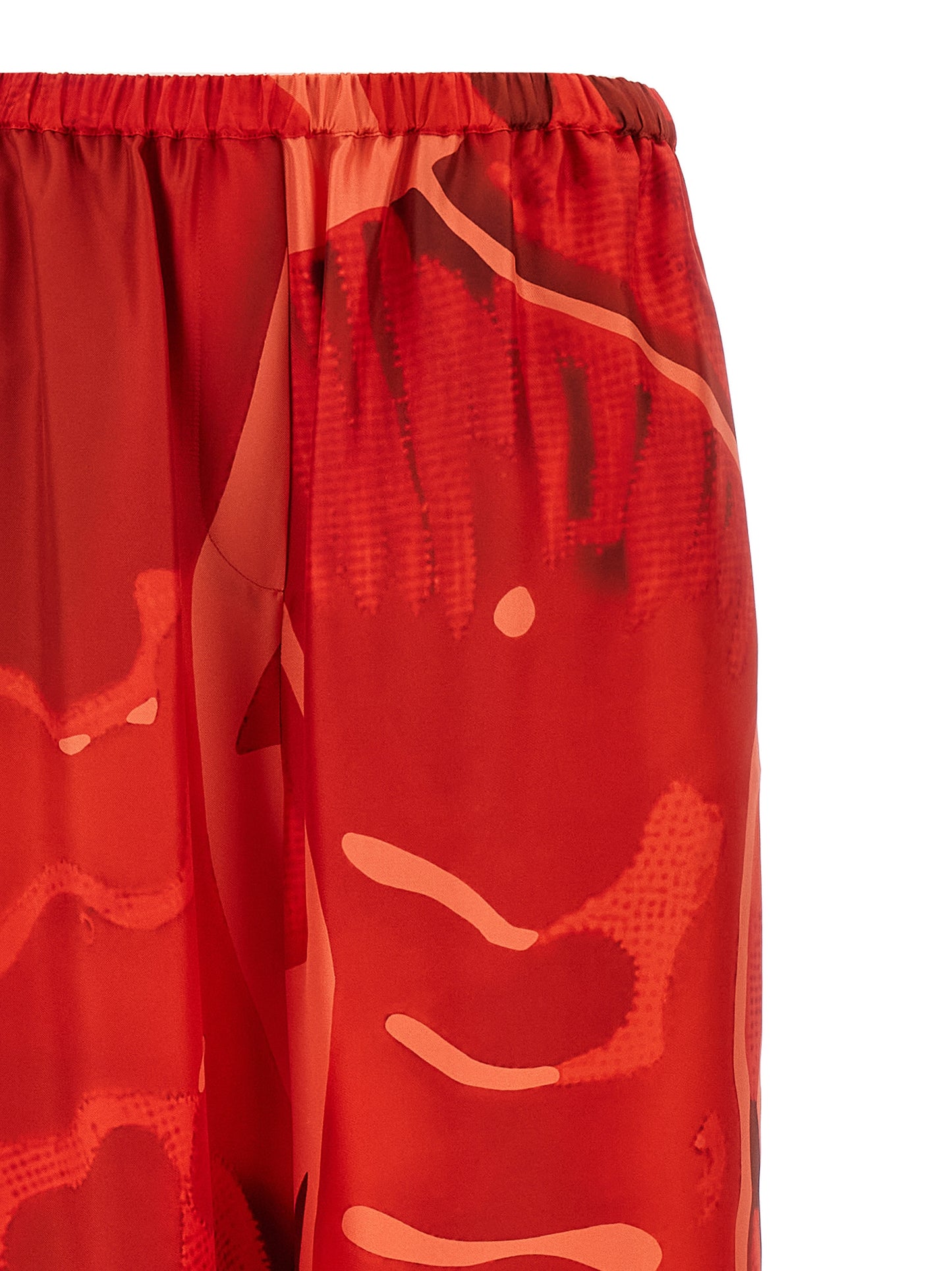 Ferragamo Women Palazzo Silk Pants FERRAGAMO