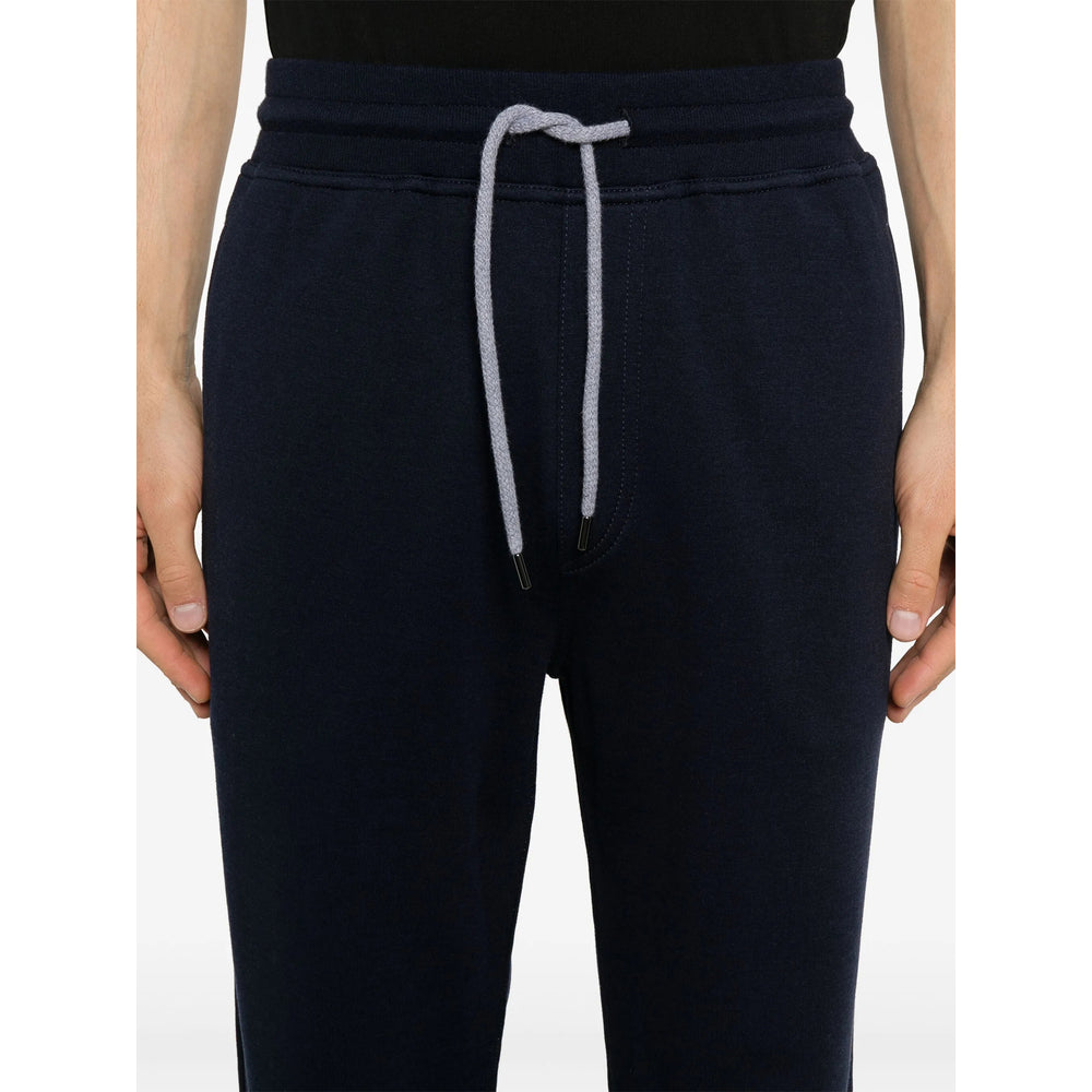 Brunello Cucinelli Blue Trousers - Track Pants Men BRUNELLO CUCINELLI