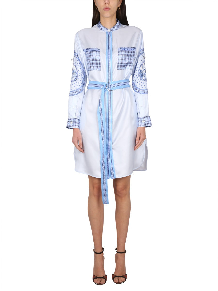 Burberry Women Silk Chemisier Dress BURBERRY