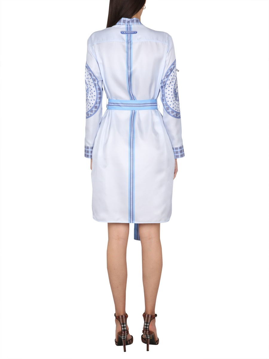 Burberry Women Silk Chemisier Dress BURBERRY