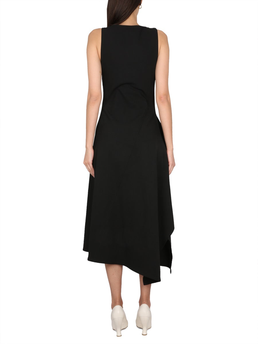 Bottega Veneta Women Asymmetrical Midi Dress BOTTEGA VENETA