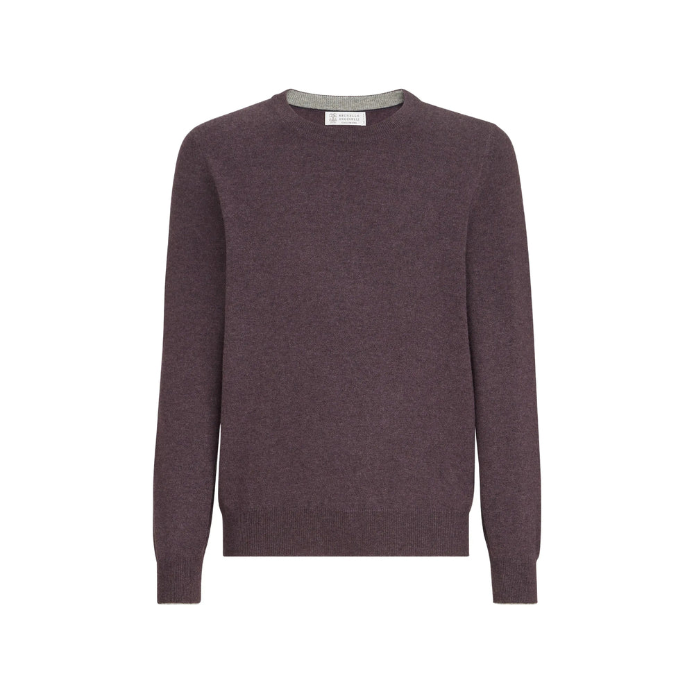 Brunello Cucinelli Purple Sweaters & Knitwear - Jumpers Men BRUNELLO CUCINELLI