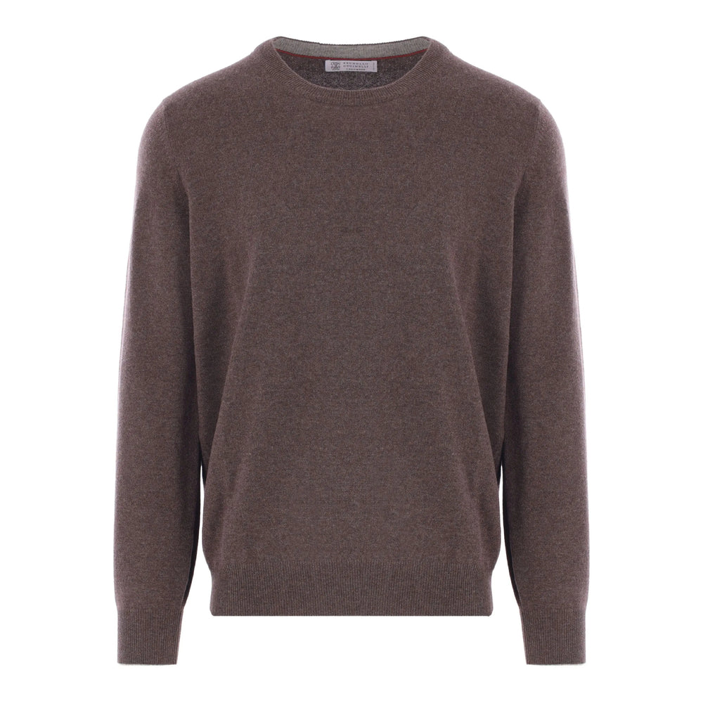 Brunello Cucinelli Brown Sweaters & Knitwear - Jumpers Men BRUNELLO CUCINELLI