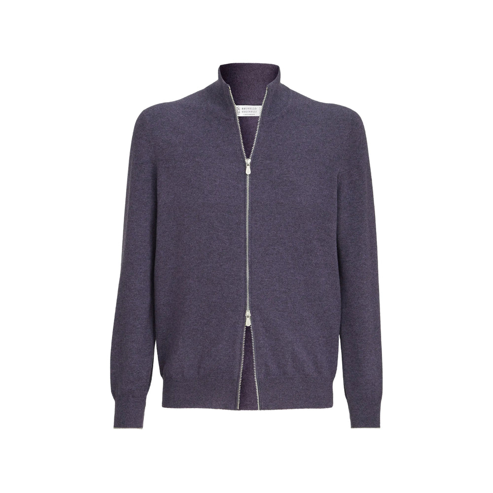 Brunello Cucinelli Purple Sweaters & Knitwear - Cardigans Men BRUNELLO CUCINELLI