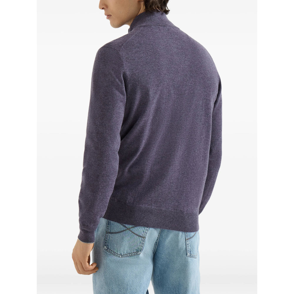 Brunello Cucinelli Purple Sweaters & Knitwear - Cardigans Men BRUNELLO CUCINELLI